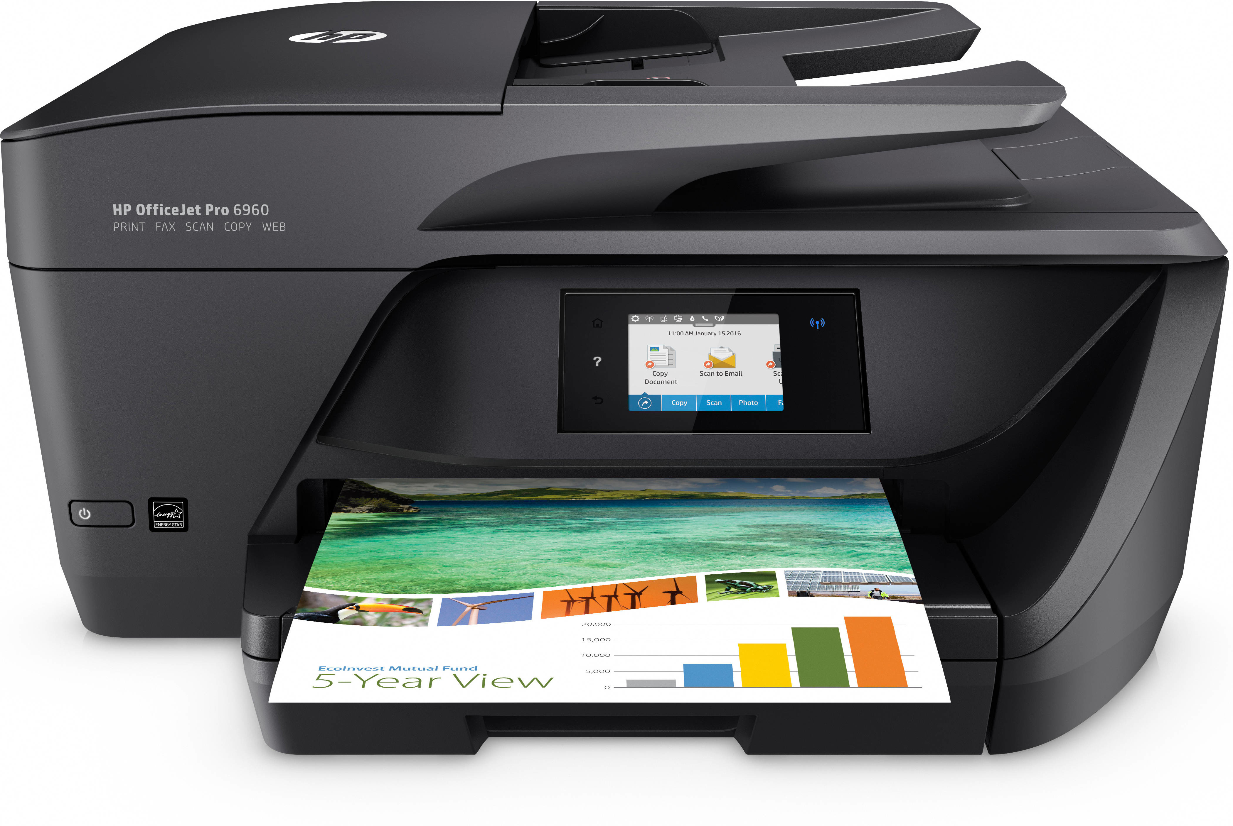 HP OfficeJet Pro 6960 Thermal inkjet A4 600 x 1200 DPI 18 ppm Wi-Fi