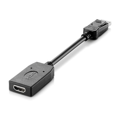 HP DisplayPort to HDMI Adapter 0.2 m HP DisplayPort Black