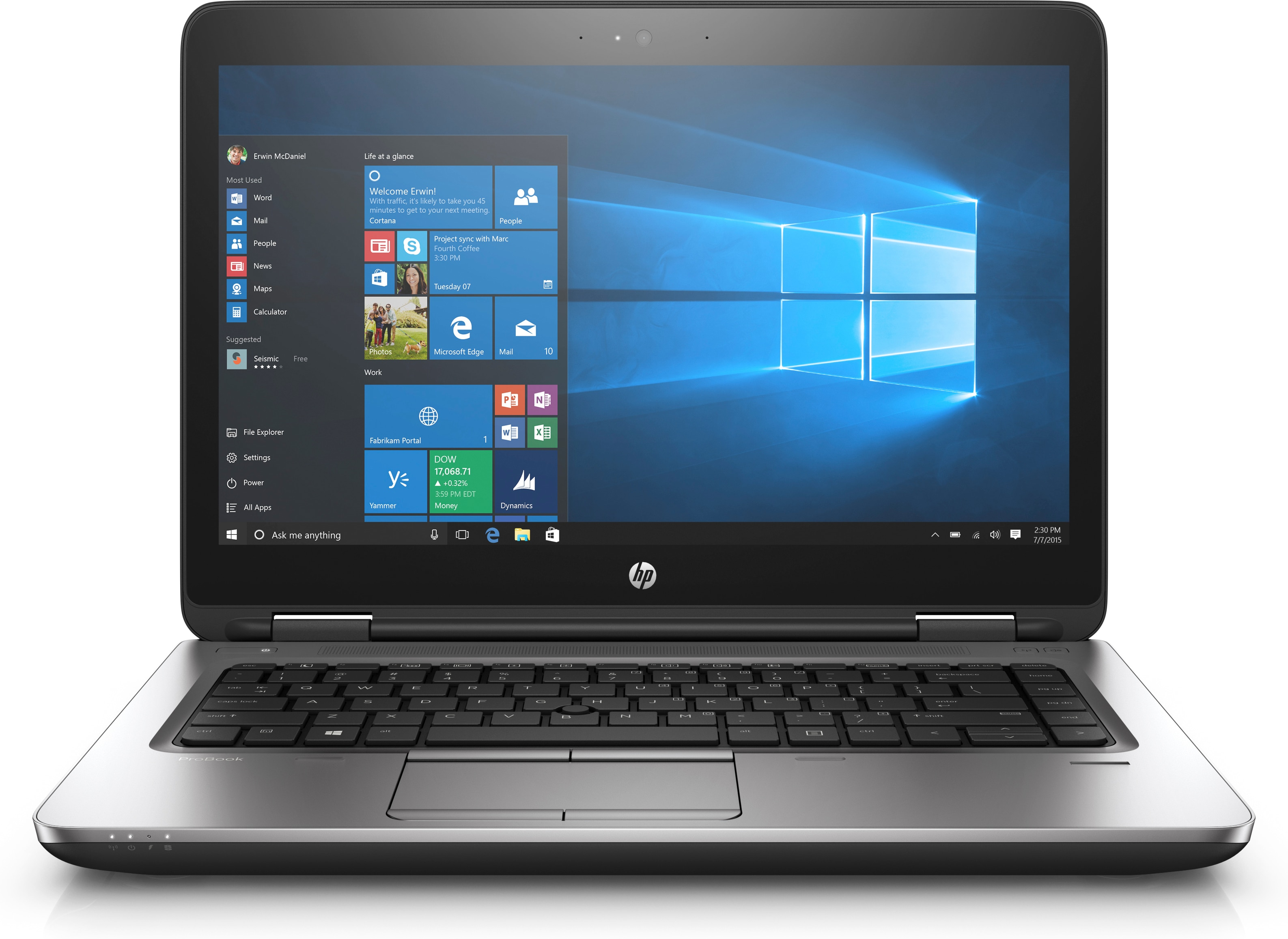 HP ProBook 640 G3 Silver Notebook 35.6 cm (14