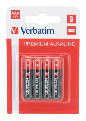 Verbatim LR03 Alkaline Battery 4-pack (49920)