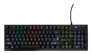 Verbatim Surefire Kingpin X2 Multimedia Metal RGB Gaming Keyboard (48707)