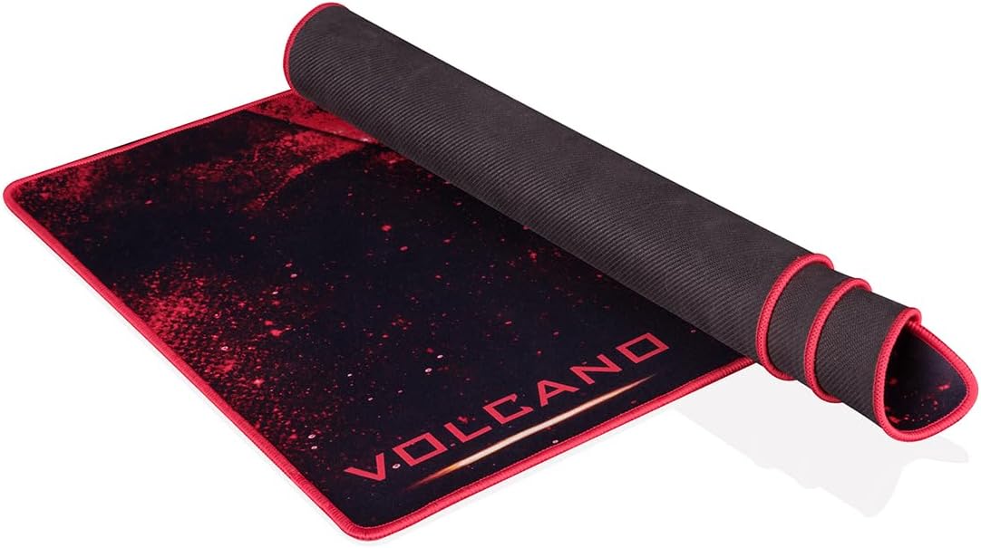 Modecom Volcano Erebus Mouse Pad - Black/Red - Image 3