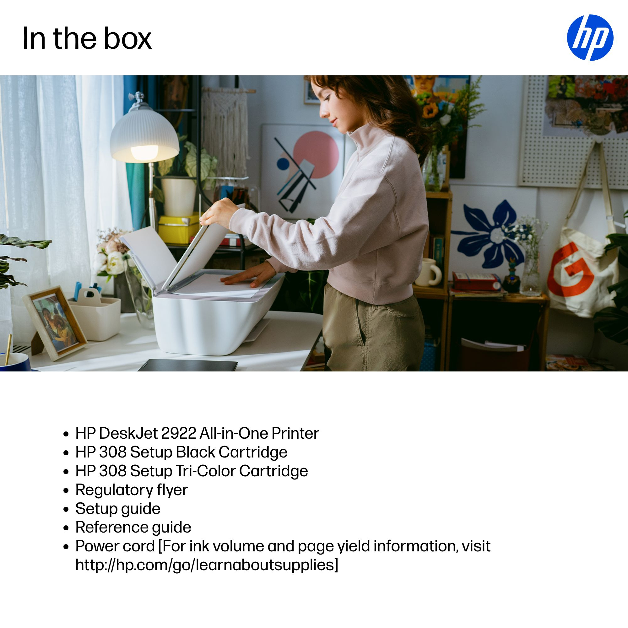 HP DeskJet 2922 All-in-One Printer (A24HVB) - Image 5