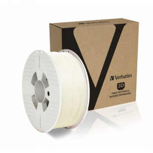 3D PLA FILAMENT 1.75MM 1KG NATURAL VERBATIM